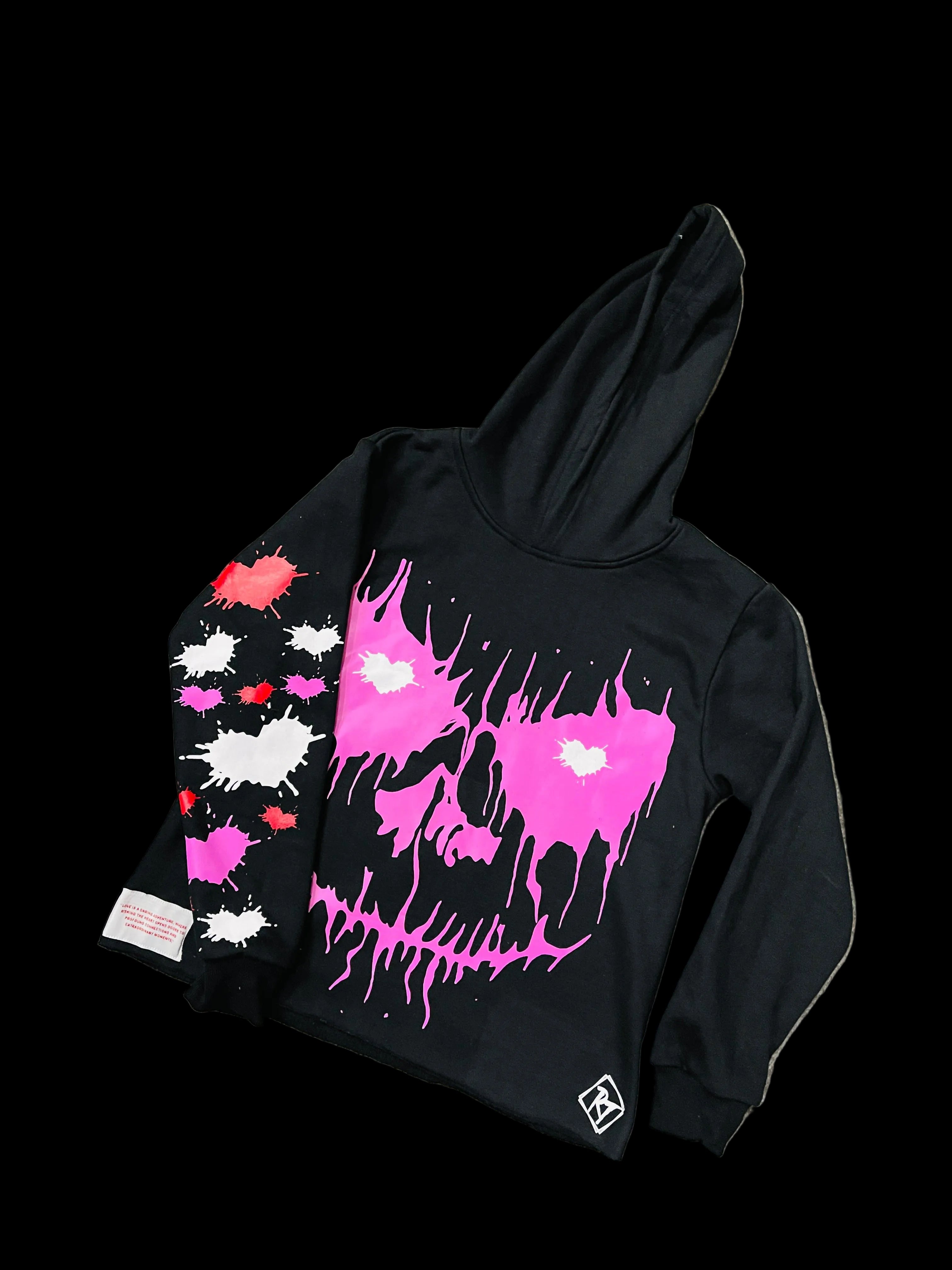 “Risky Love” cropped hoodie