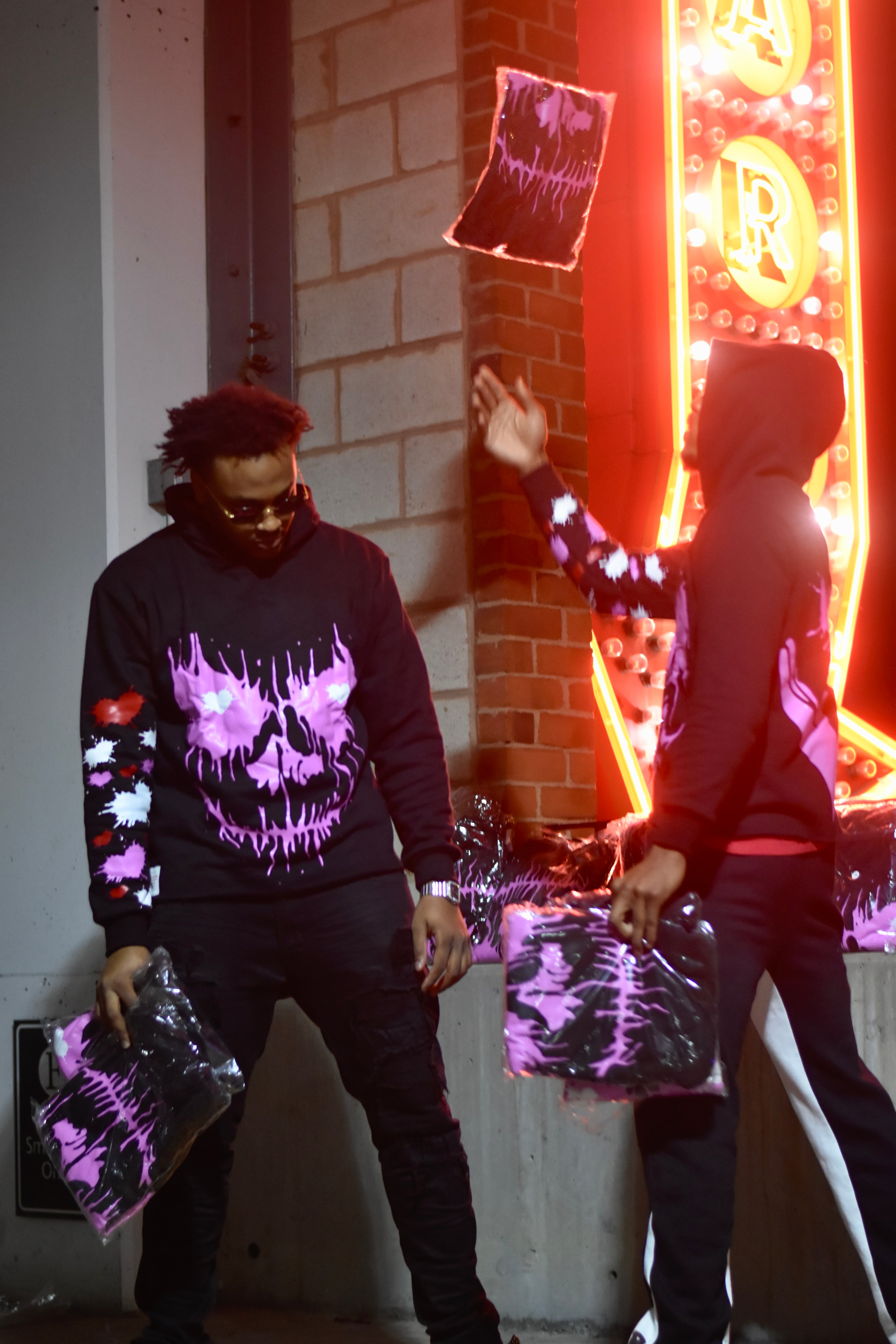 “Risky Love” cropped hoodie