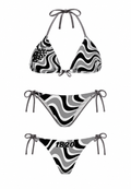Wavy bikini