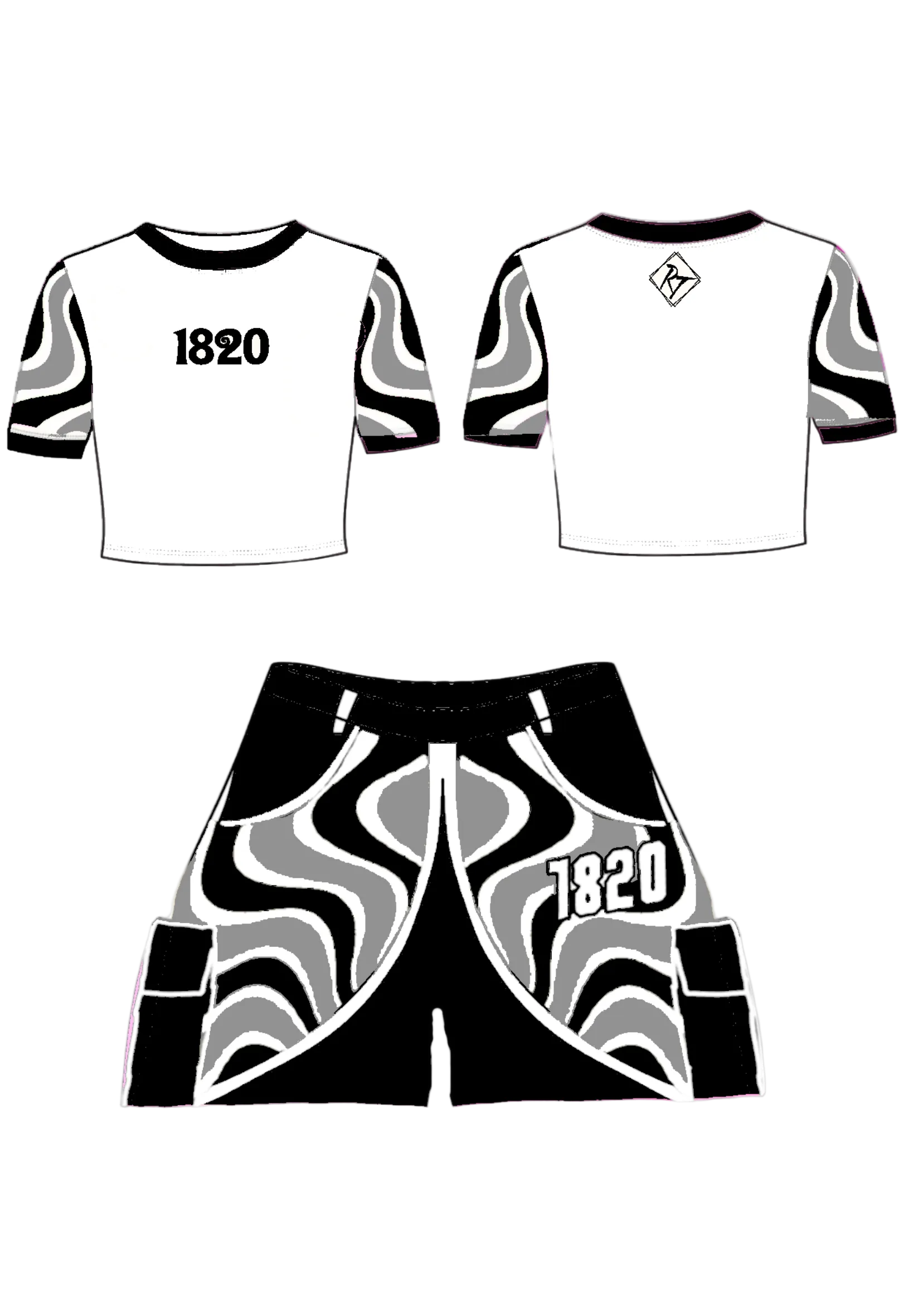 Wavy women’s set