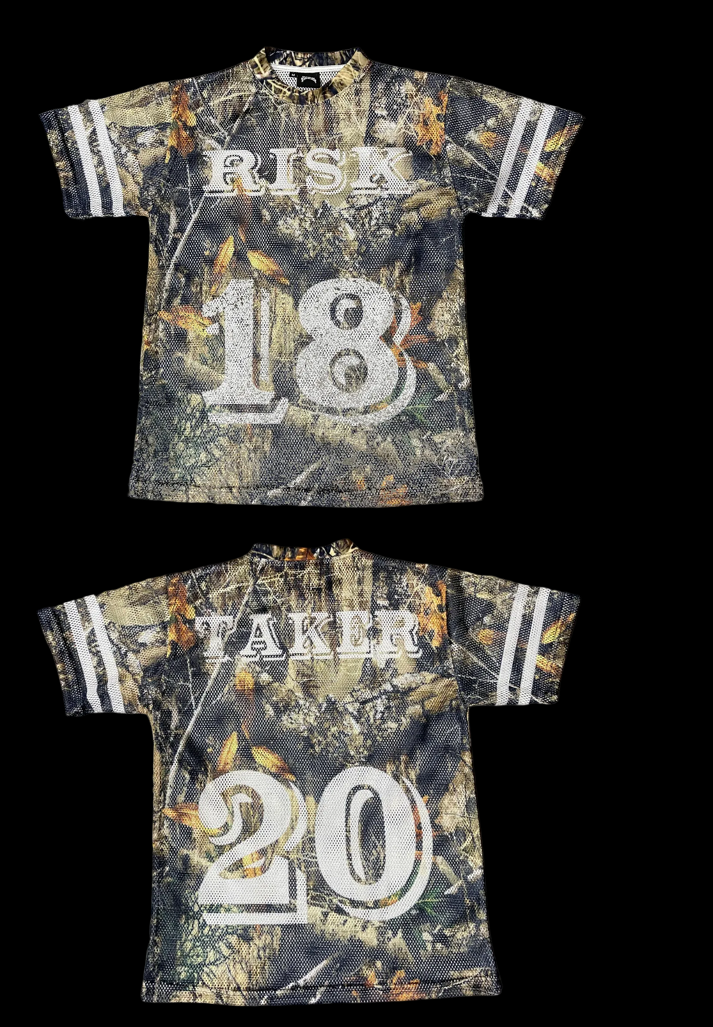 Brown Camouflage Mesh Jersey